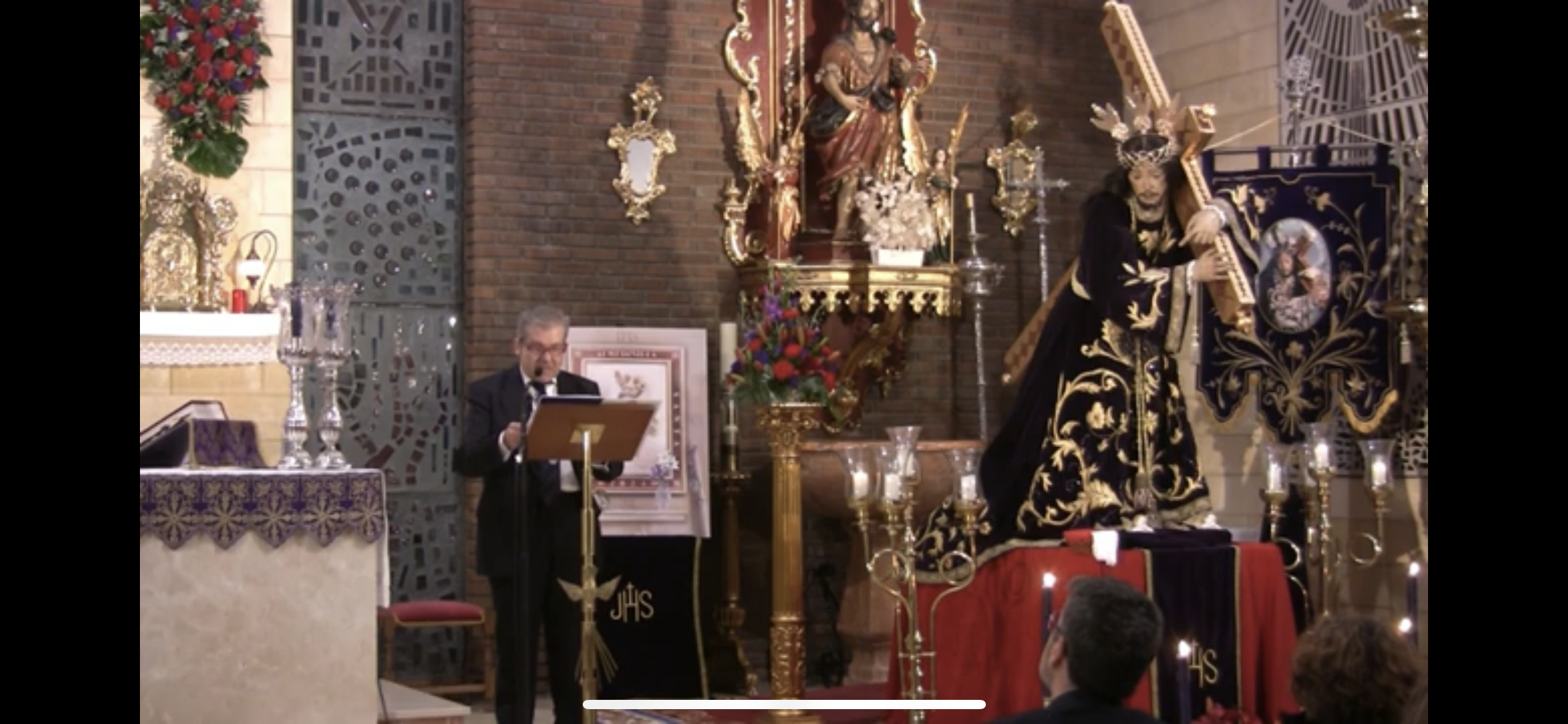 Vídeo del Pregón de la Semana Santa de Almedinilla 2024 a cargo de Paco Gª. Rey.