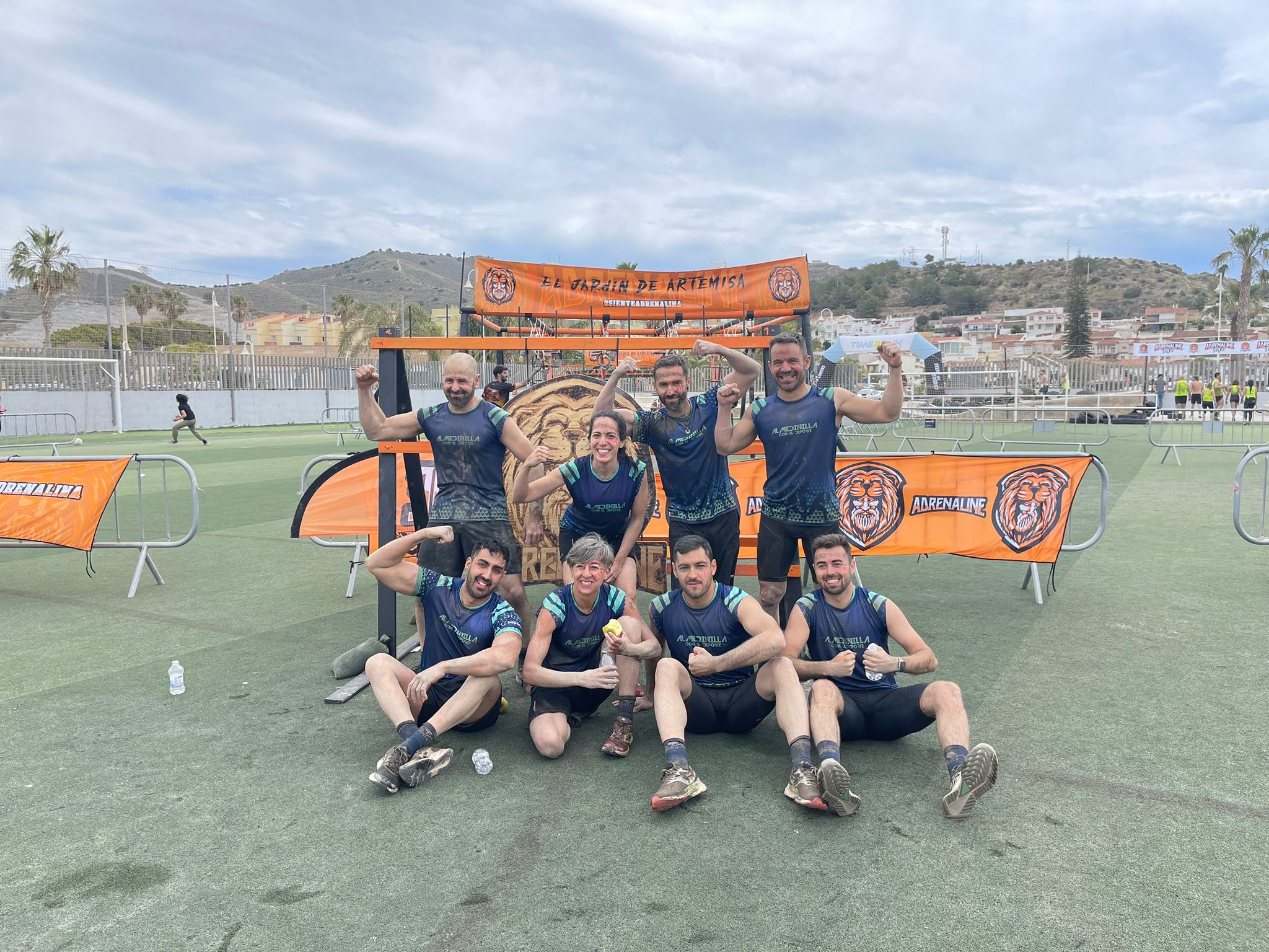 Representación de Almedinilla en la carrera de obstáculos Adrenaline Race de Torrenueva, Granada
