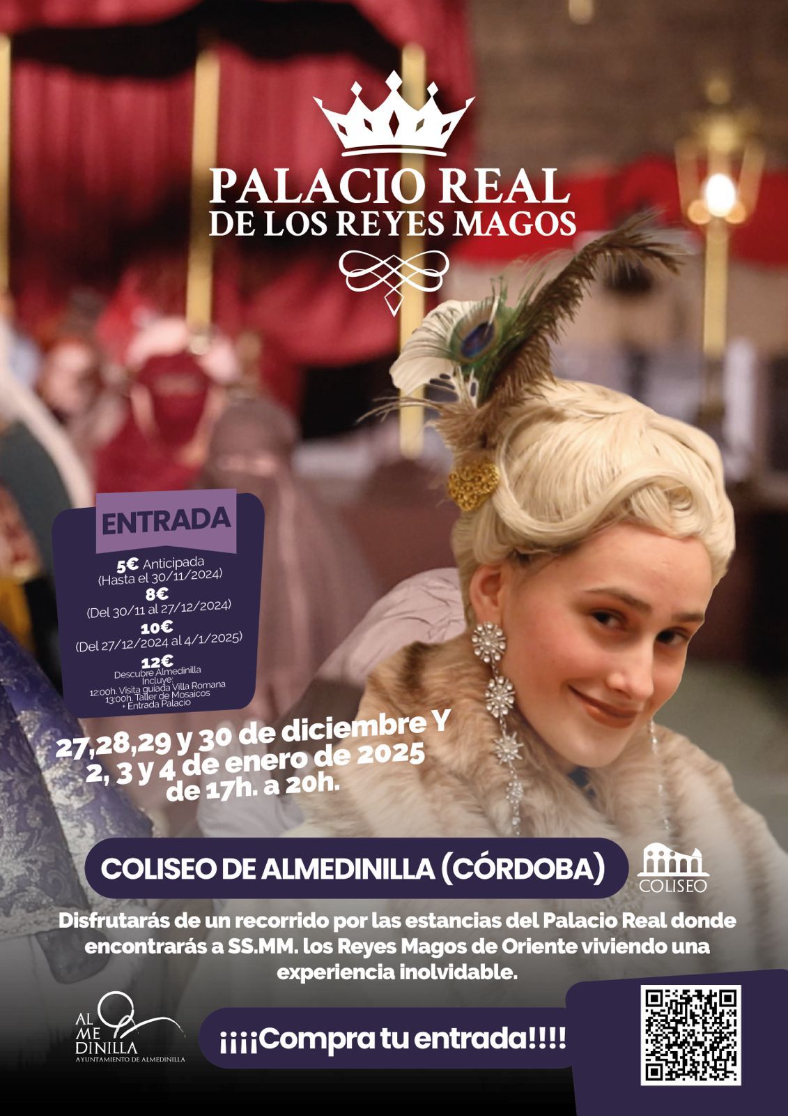 La empresa pública Somnus publica las bases para la publicidad de empresas en el Palacio Real de los Reyes Magos de Almedinilla