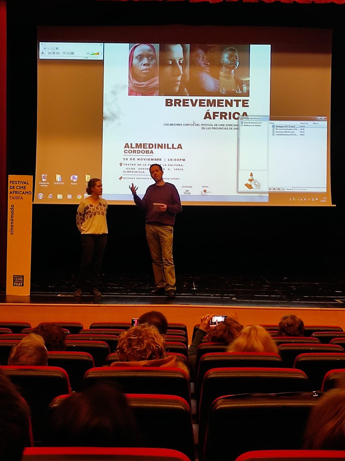 Brevemente África en Almedinilla, cortometrajes que no dejaron indiferentes a su público