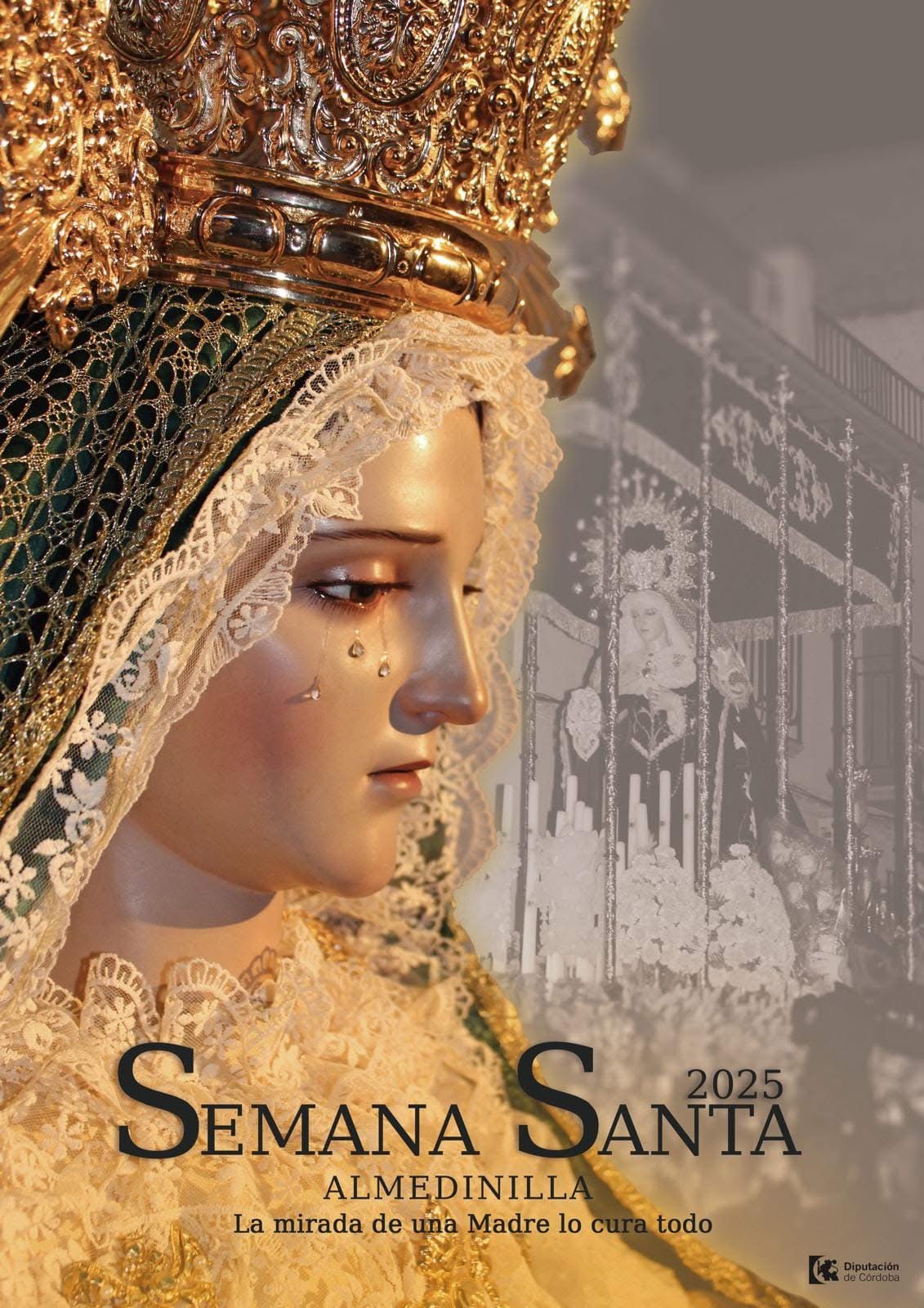 Doña Belen Carrillo Montes ha sido la encargada de la elaboración del cartel de nuestra querida Semana Santa de Almedinilla 2025.