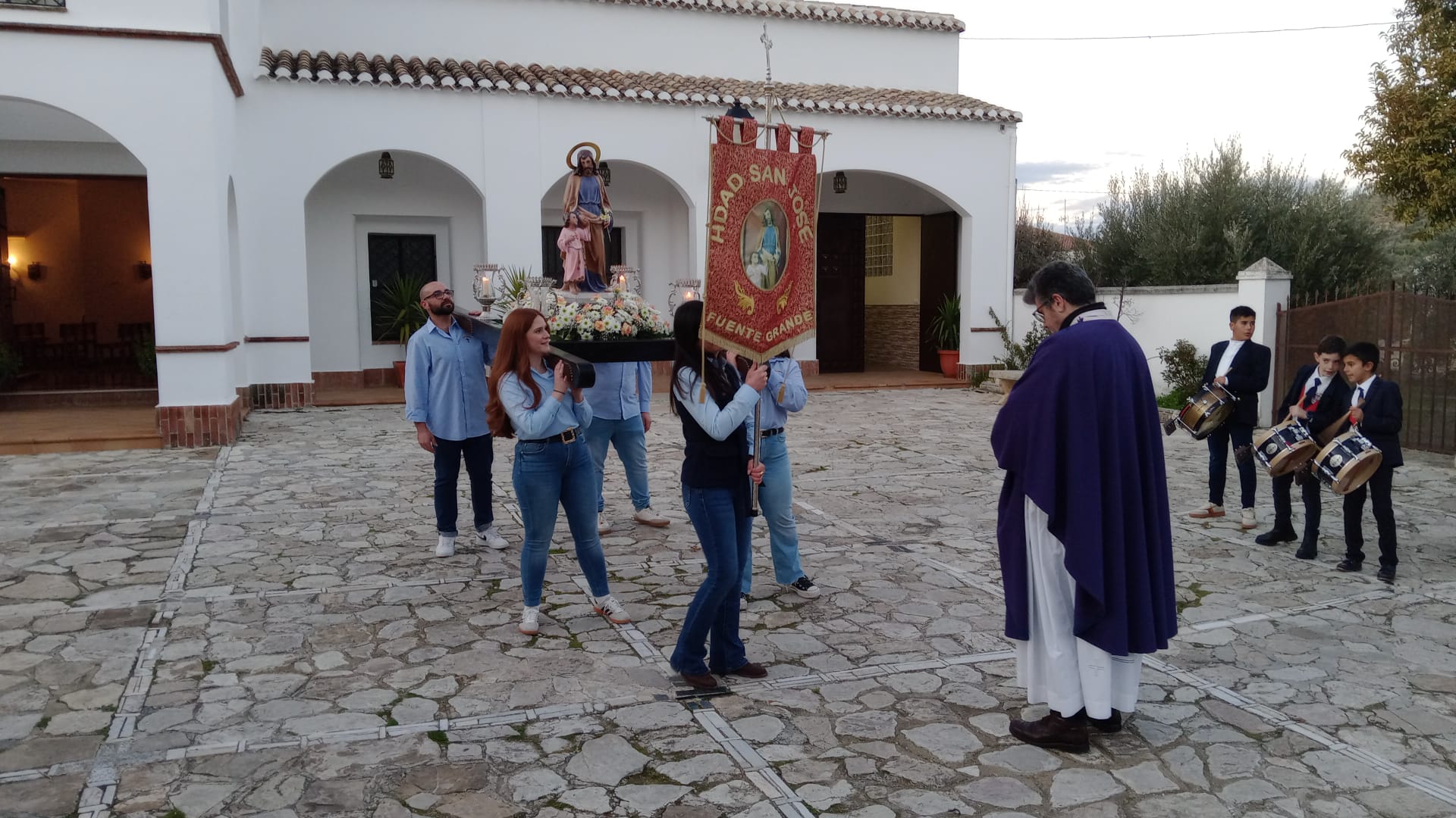 Fuente Grande celebró ayer sus fiestas en honor a San José
