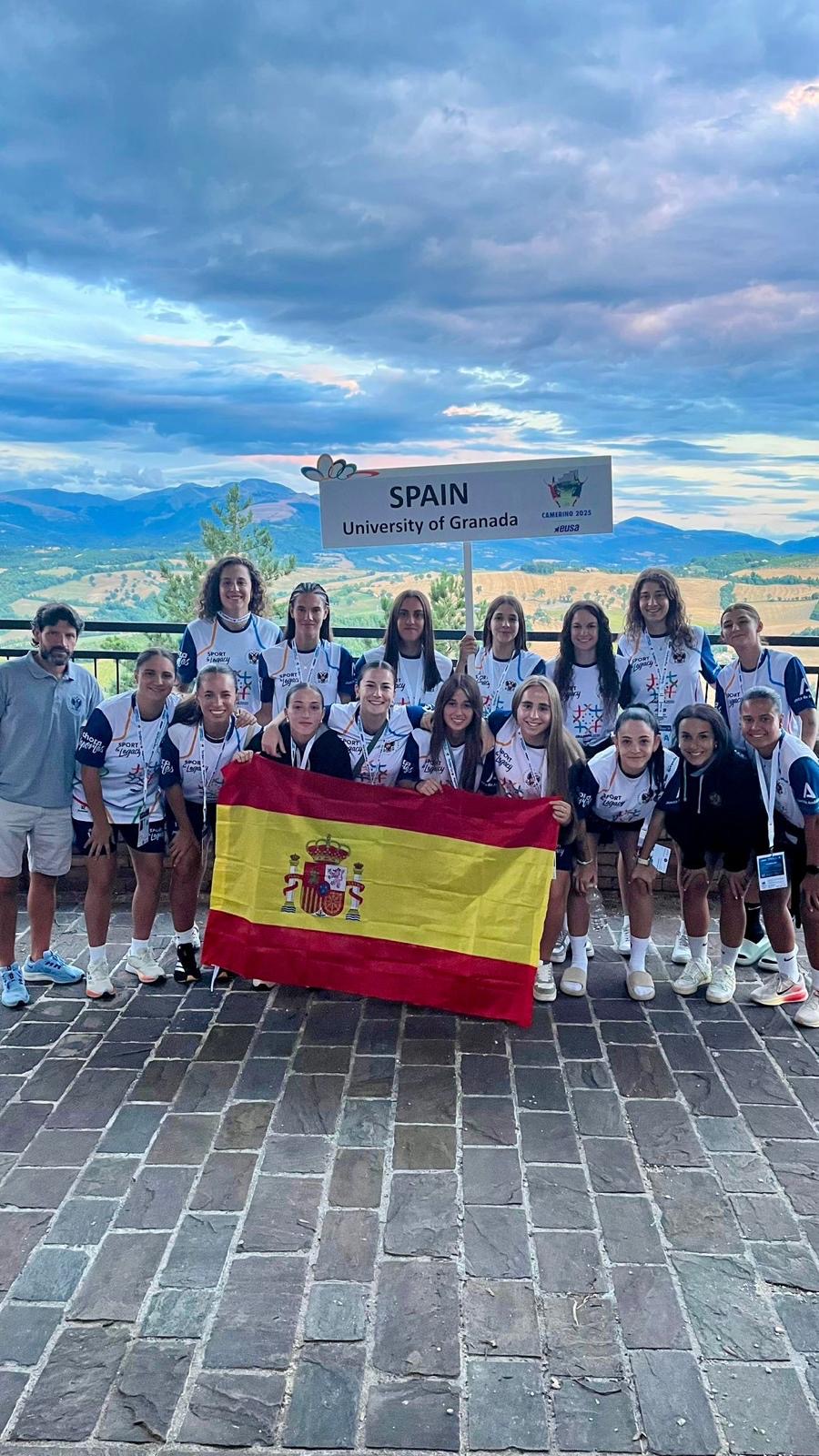 Adela Cuenca Molina, representante de Almedinilla en el Campeonato Europeo Universitario de Fútbol Femenino