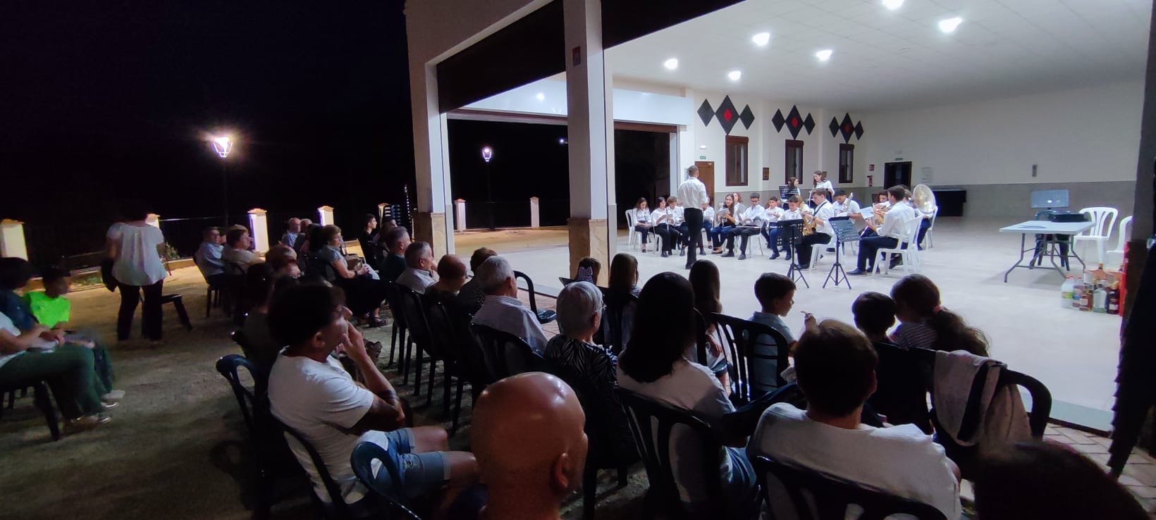 Primera actuación del ciclo de conciertos de la Banda Municipal de Música en Brácana