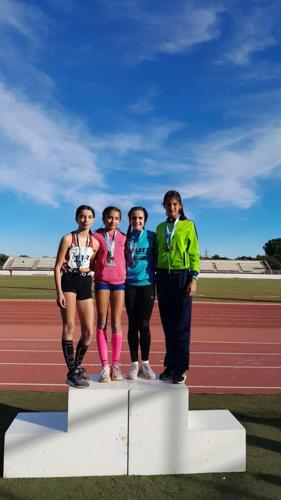 Ariadna Jiménez Delgado ilumina un frío Campeonato de Andalucía Sub14