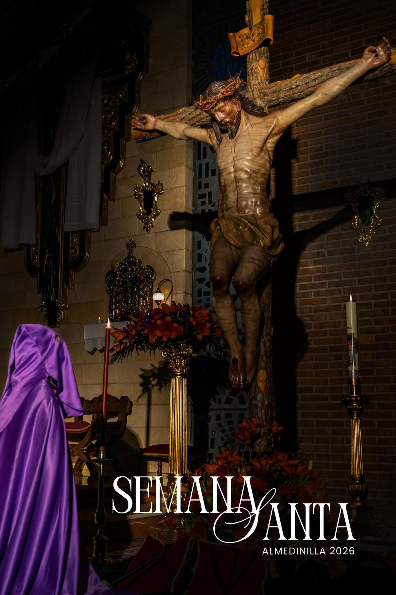 Almedinilla presenta el cartel anunciador de la Semana Santa 2026 en el Miércoles de Ceniza