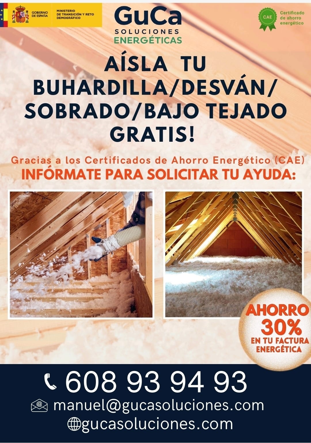 GUCA Soluciones Energéticas vuelve a sus raíces para aislar viviendas de Almedinilla