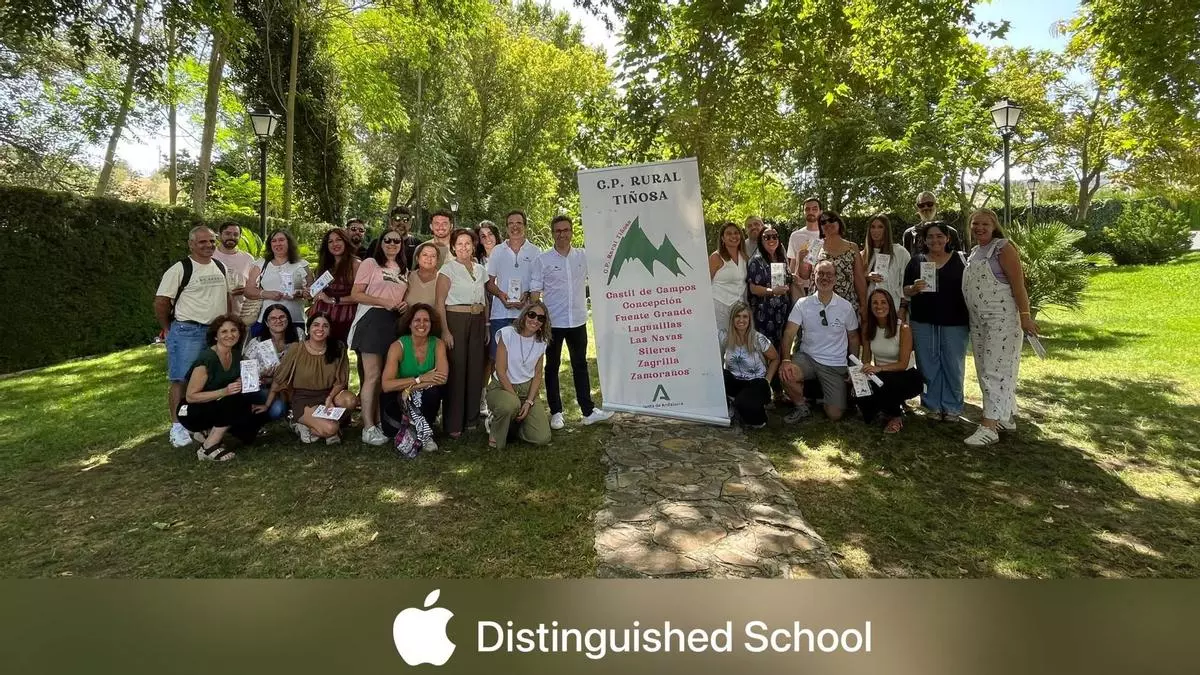 El CPR Tiñosa lleva la innovación de la escuela rural hasta el reconocimiento de Apple